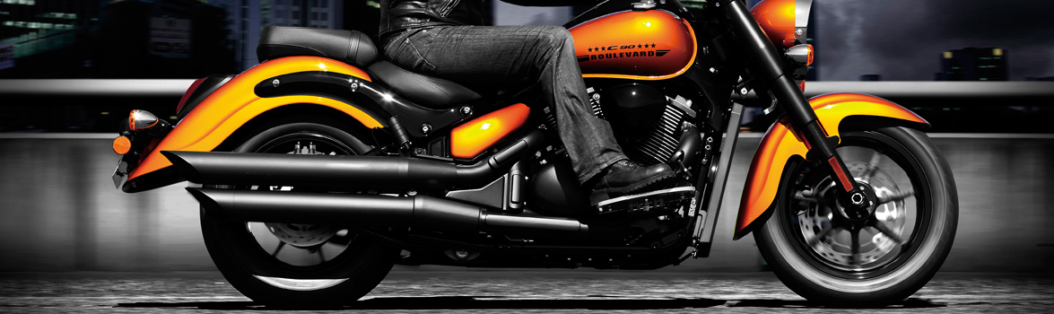 orange motorcycle